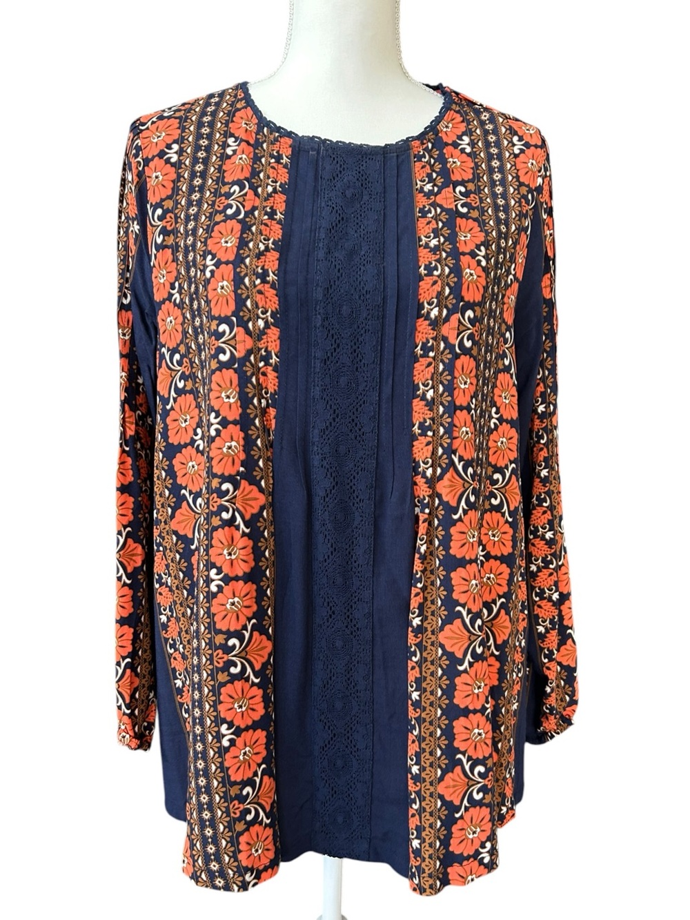 Matilda Jane Floret Floral Print Top “Once Upon a Time” Collection Medium NWT